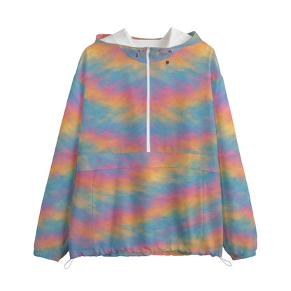 Unisex Pullover Jacket With Zipper Closure