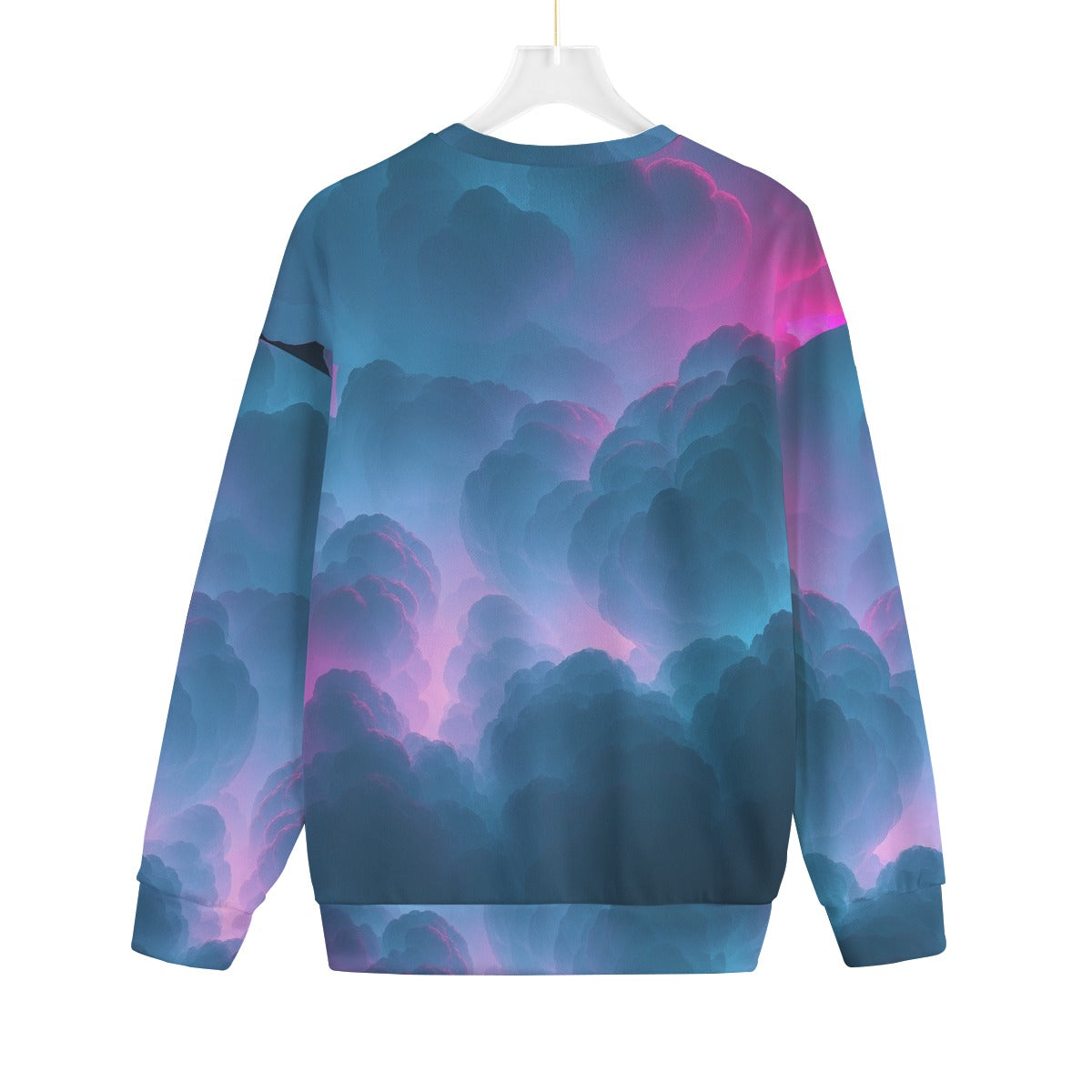 Unisex Drop-shoulder Knitted Fleece Sweater - view 2