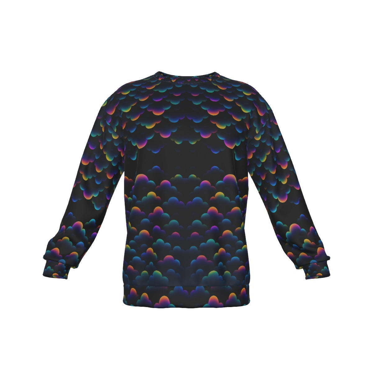 Men's Drop Shoulder Round Neck Long-Sleeved Sweatshirt