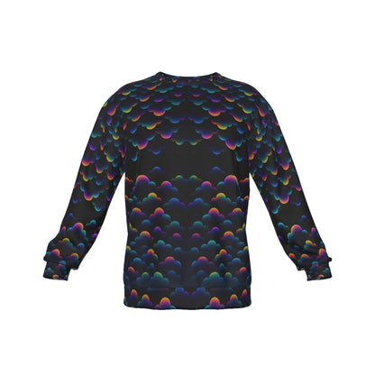 Men's Drop Shoulder Round Neck Long-Sleeved Sweatshirt