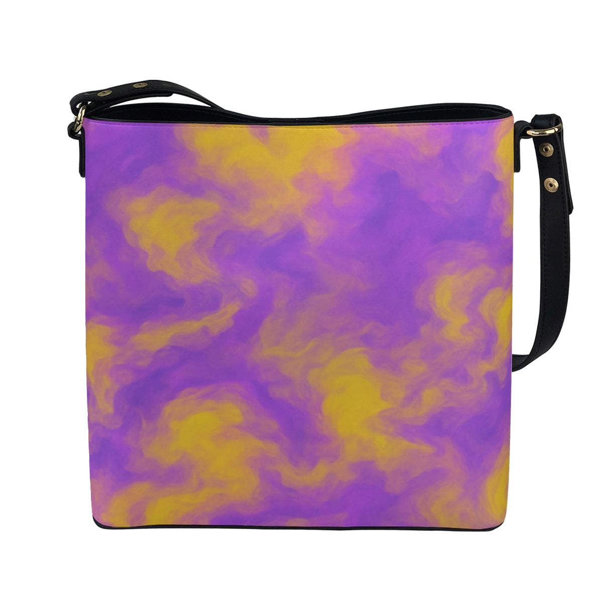 Unisex Minimalist Square Crossbody Bucket Bag