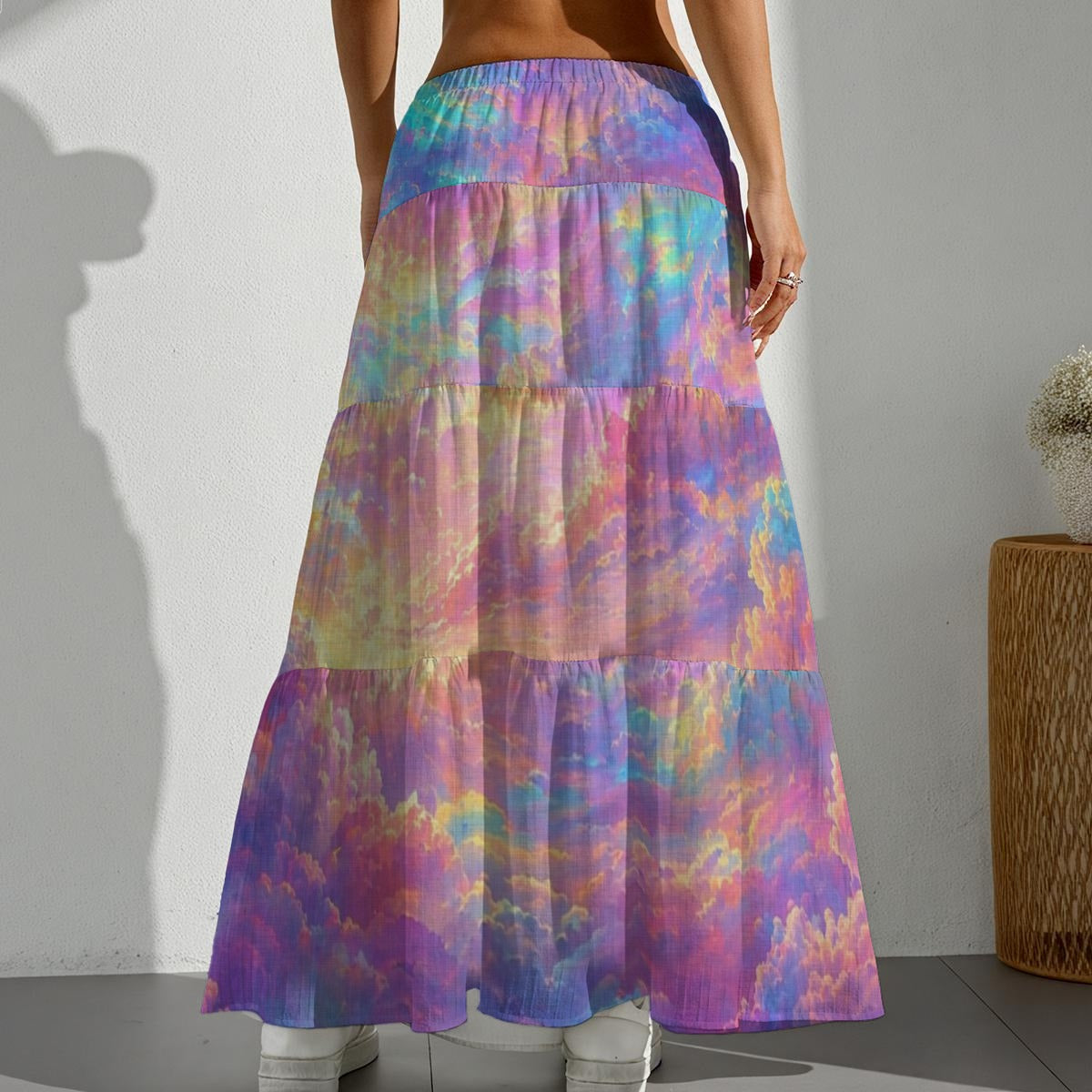 Women's Pleated Long Skirt