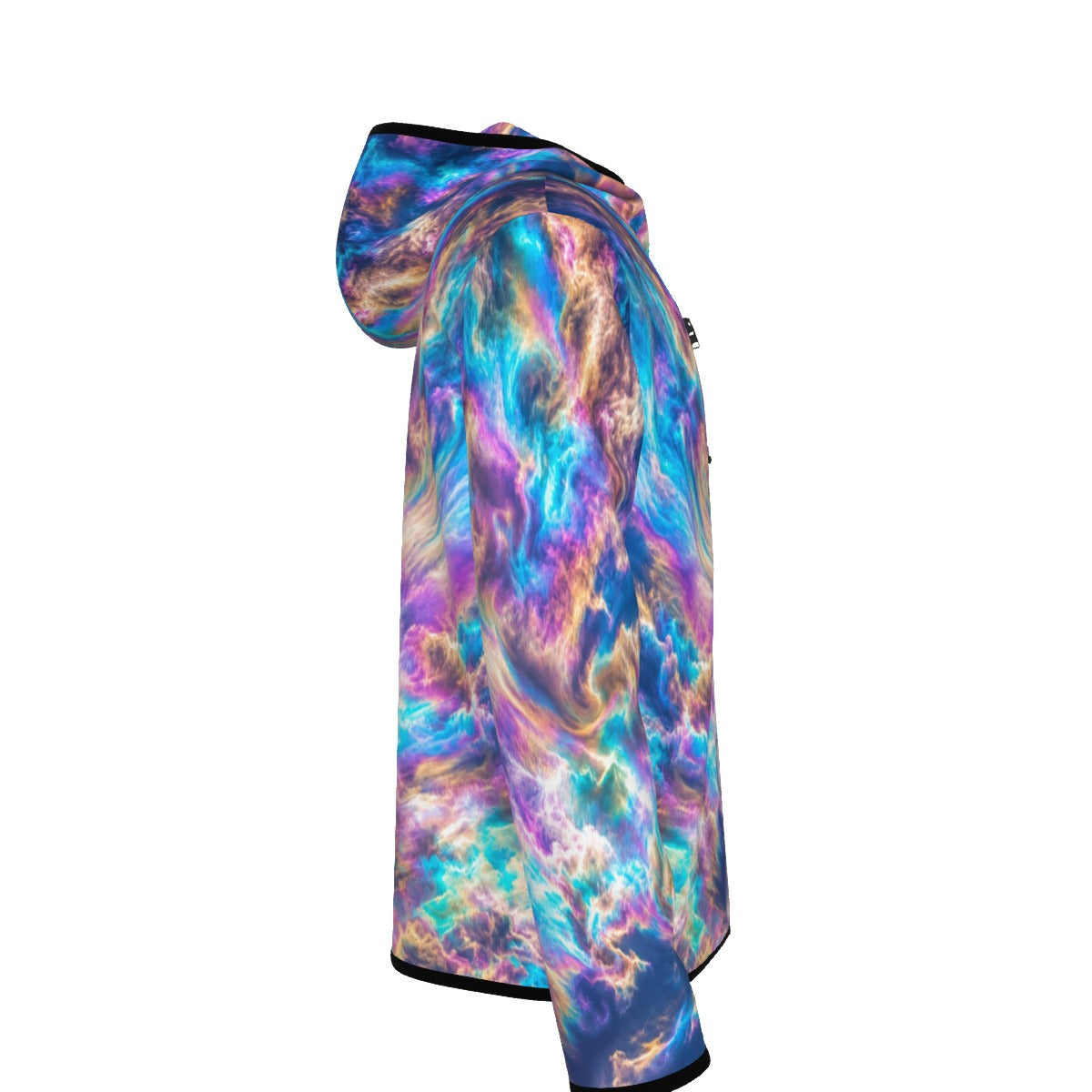 Men's Stylish Hoodie with Thumb Hole Design - view 3