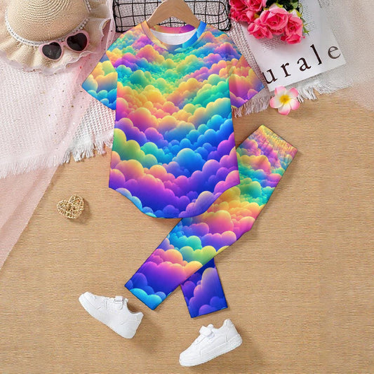 Kids' Casual Top and Pants Set