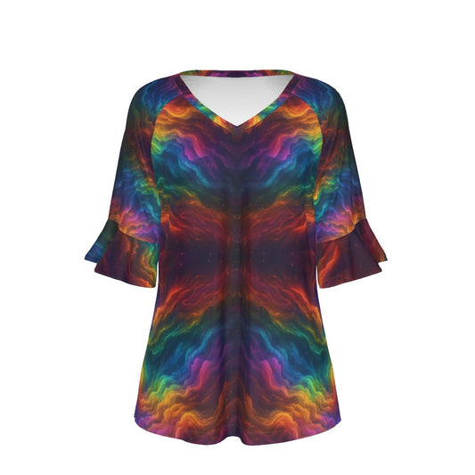 Women's T-shirt With Bell Sleeve