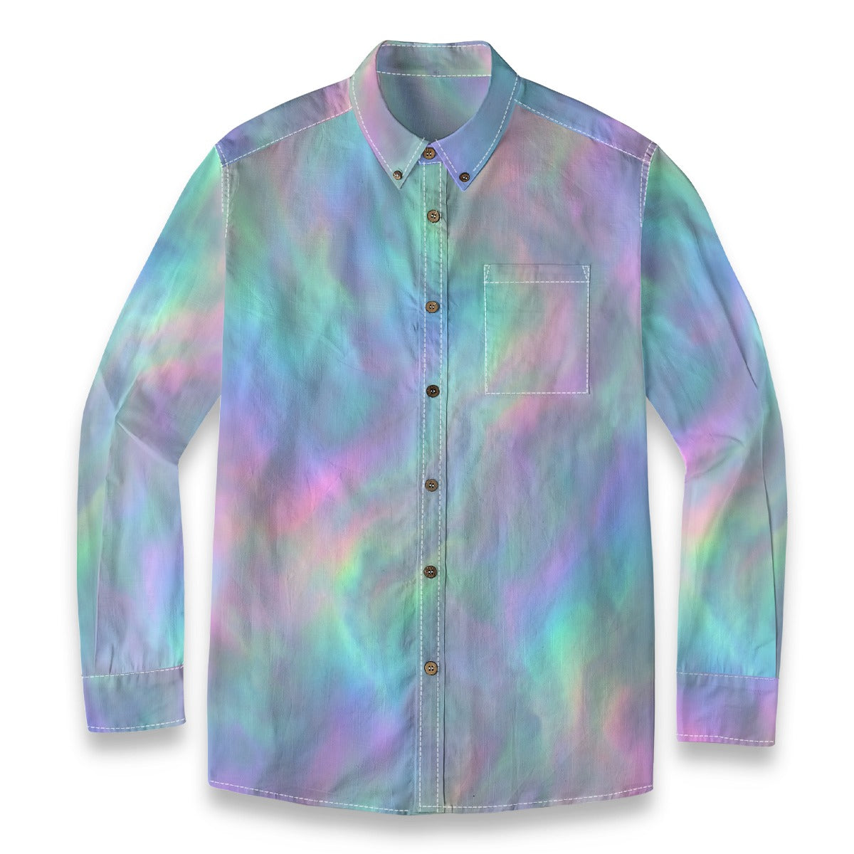 Men's Casual Lapel Long Sleeve Shirt|125GSM Cotton