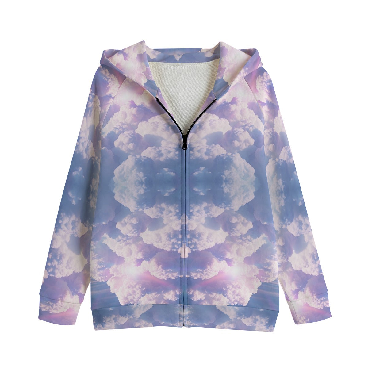 Unisex Kid's Zip Up Raglan Sleeve Hoodie | 310GSM Cotton