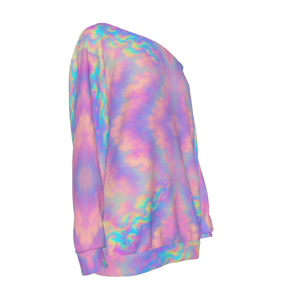 Women's Off-Shoulder Sweatshirt