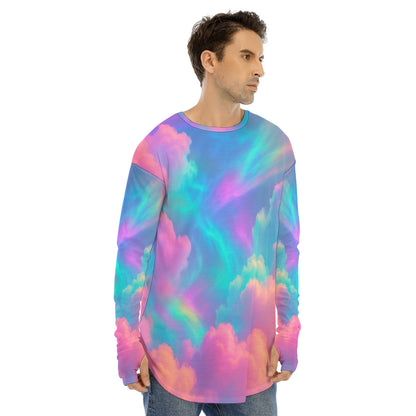Men's Fingerless Long Sleeve T-shirt