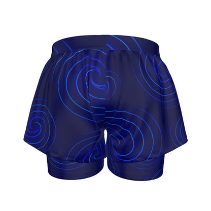 Unisex Sports Lined Shorts