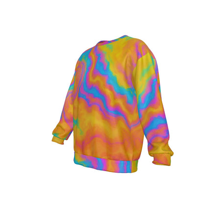 Men's Drop Shoulder Round Neck Long-Sleeved Sweatshirt