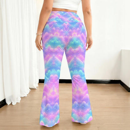 All-over print Women's Flare Yoga Pants