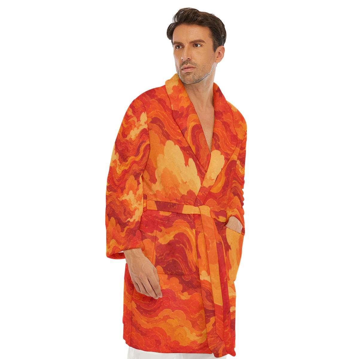 Men's Borg Fleece Robe by O’Nimbus – view 2