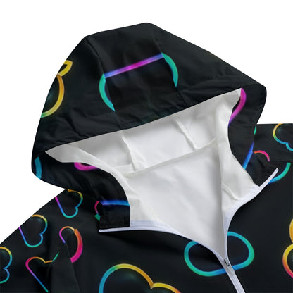 Unisex Windbreaker Long Jacket