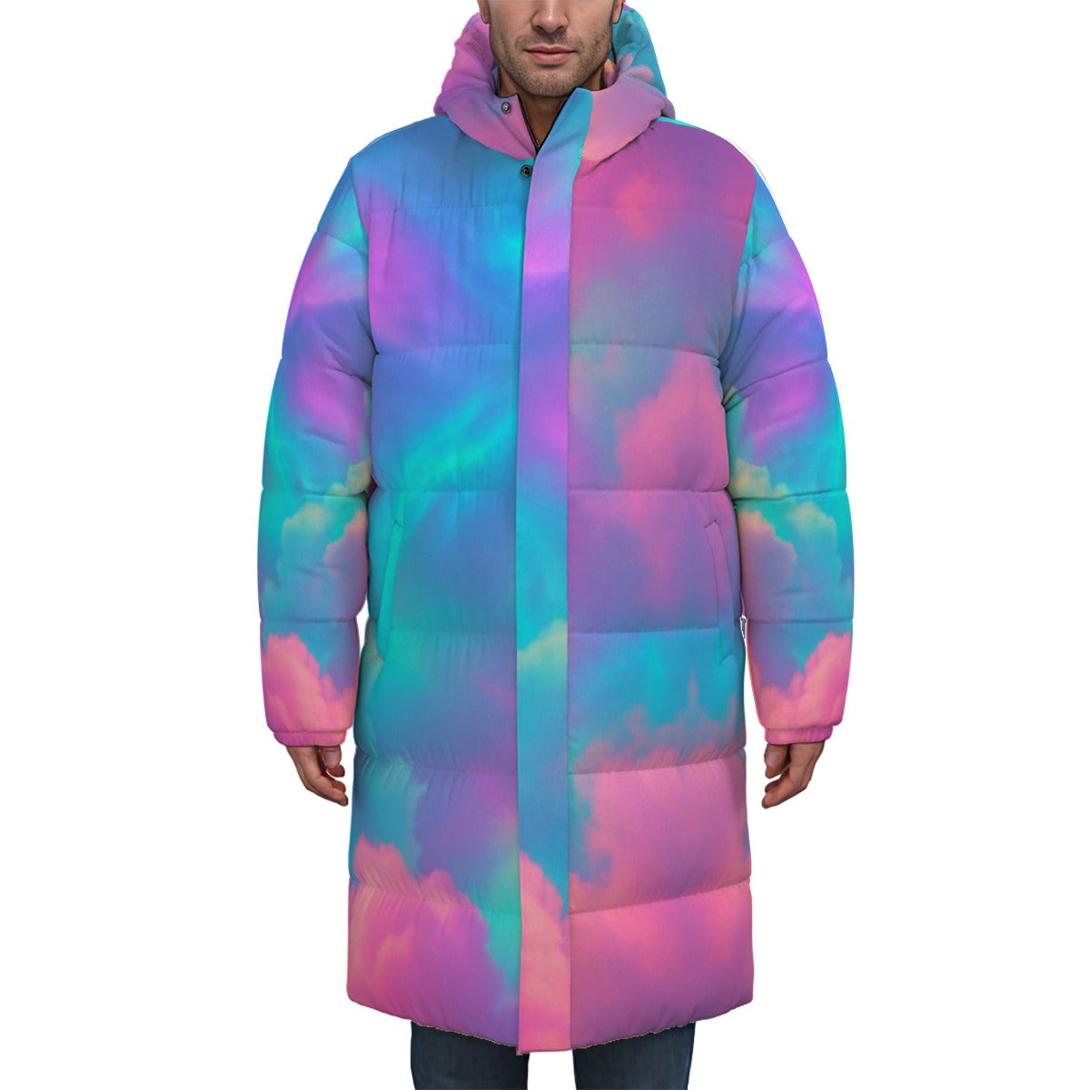 Unisex Long Down Jacket