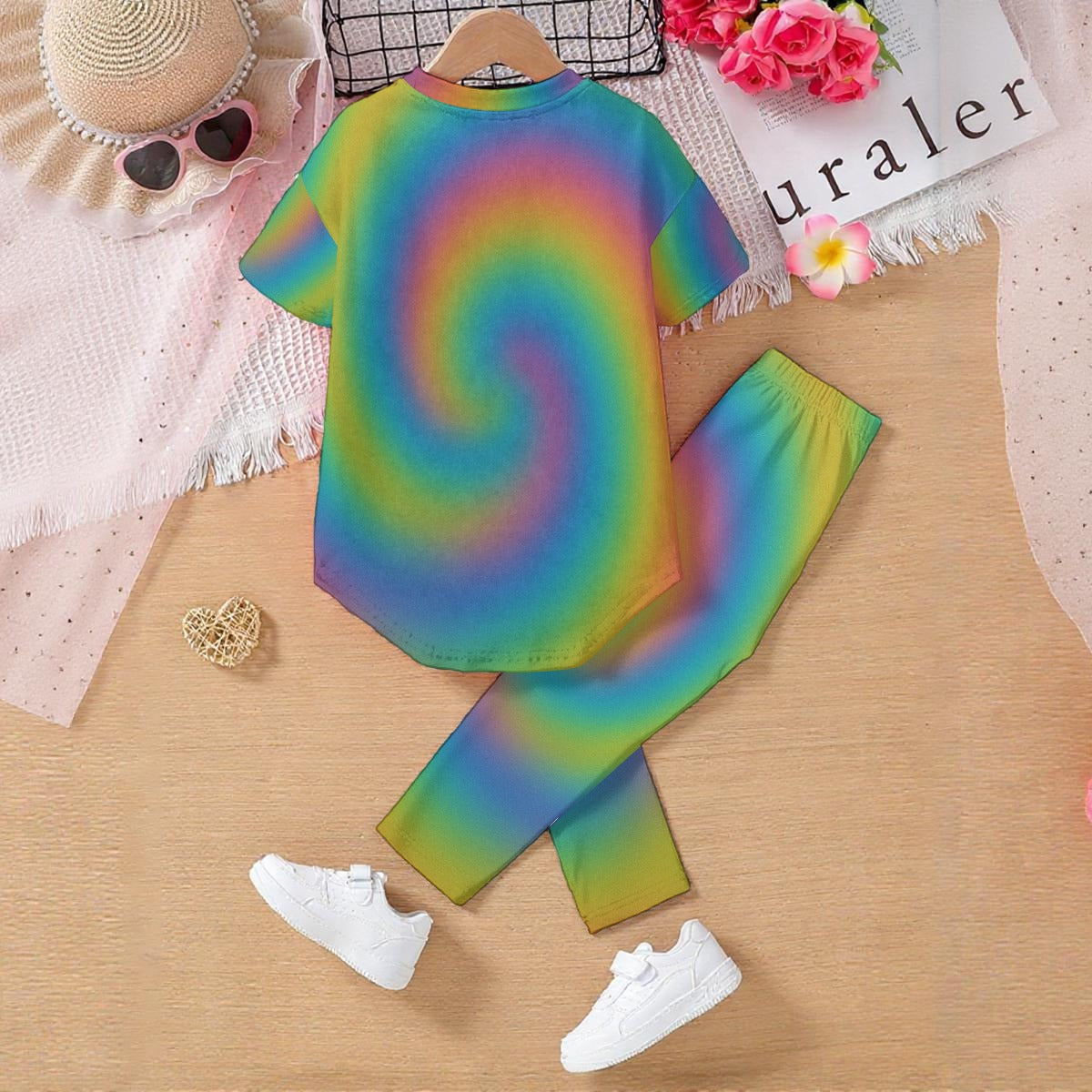 Unisex Kids' Casual Top and Pants Set