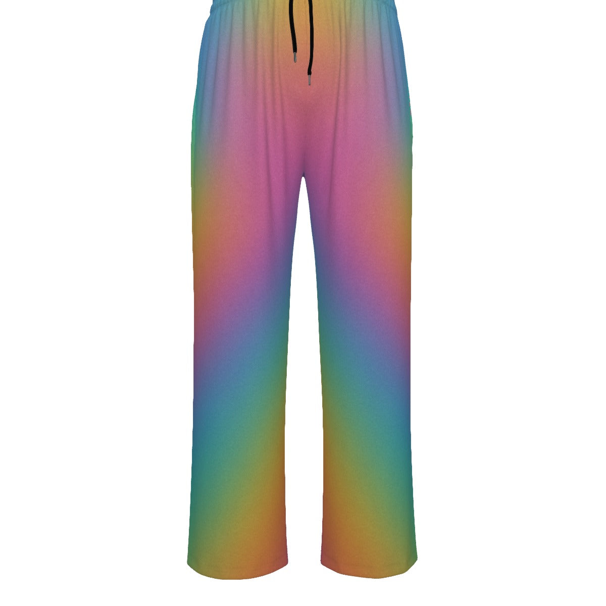 Unisex Knitted Fleece Wide Leg Pants