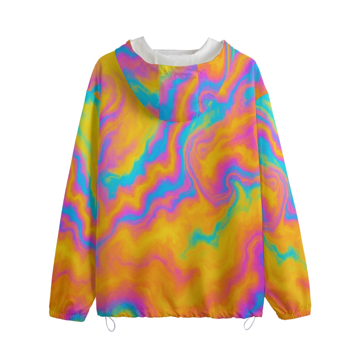 Unisex Pullover Jacket With Zipper Closure