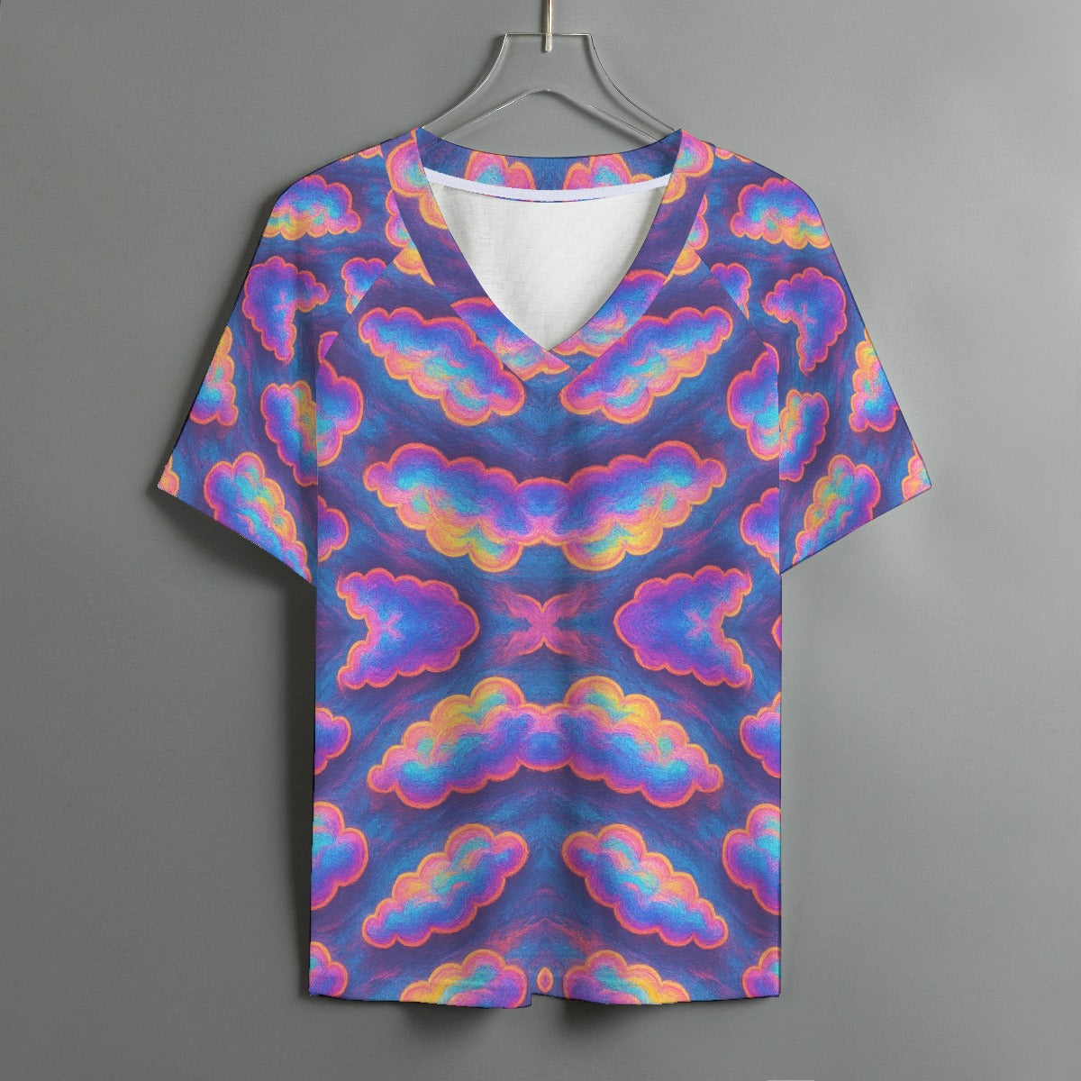 Women's V-neck T-shirt With Short Sleeve
