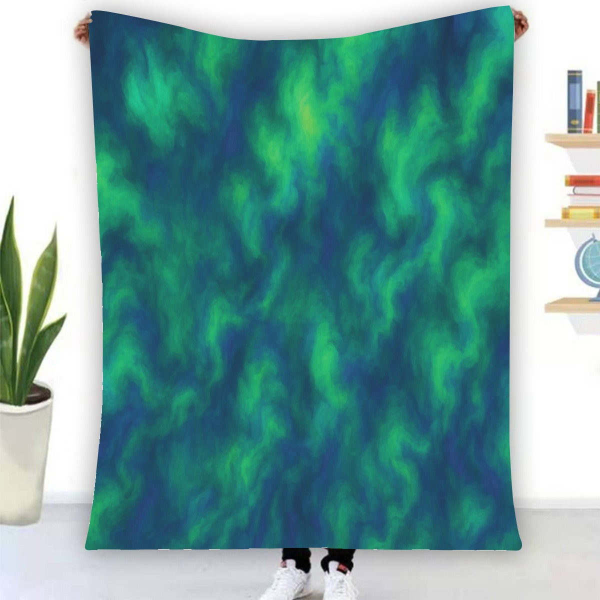 Unisex Single-Side Printing Flannel Blanket