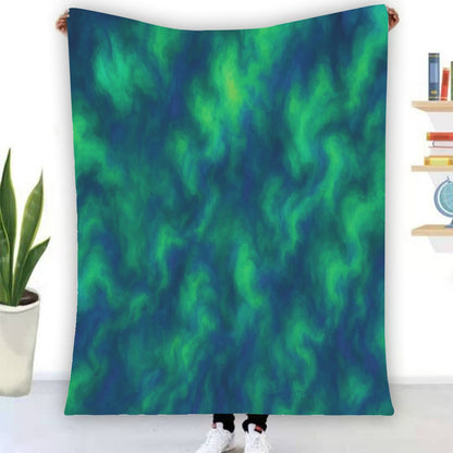 Unisex Single-Side Printing Flannel Blanket