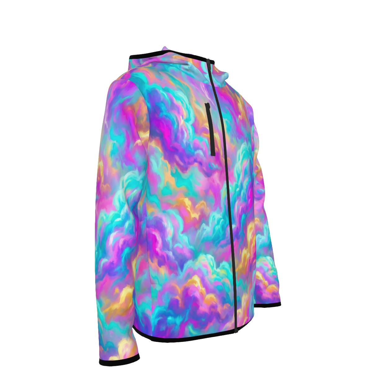 Men's Stylish Hoodie with Thumb Hole Design - view 4