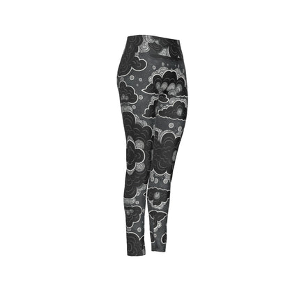 Women's High Waist Leggings | Side Stitch Closure