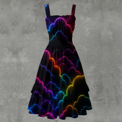 Women‘s Ruffle Hem Dress