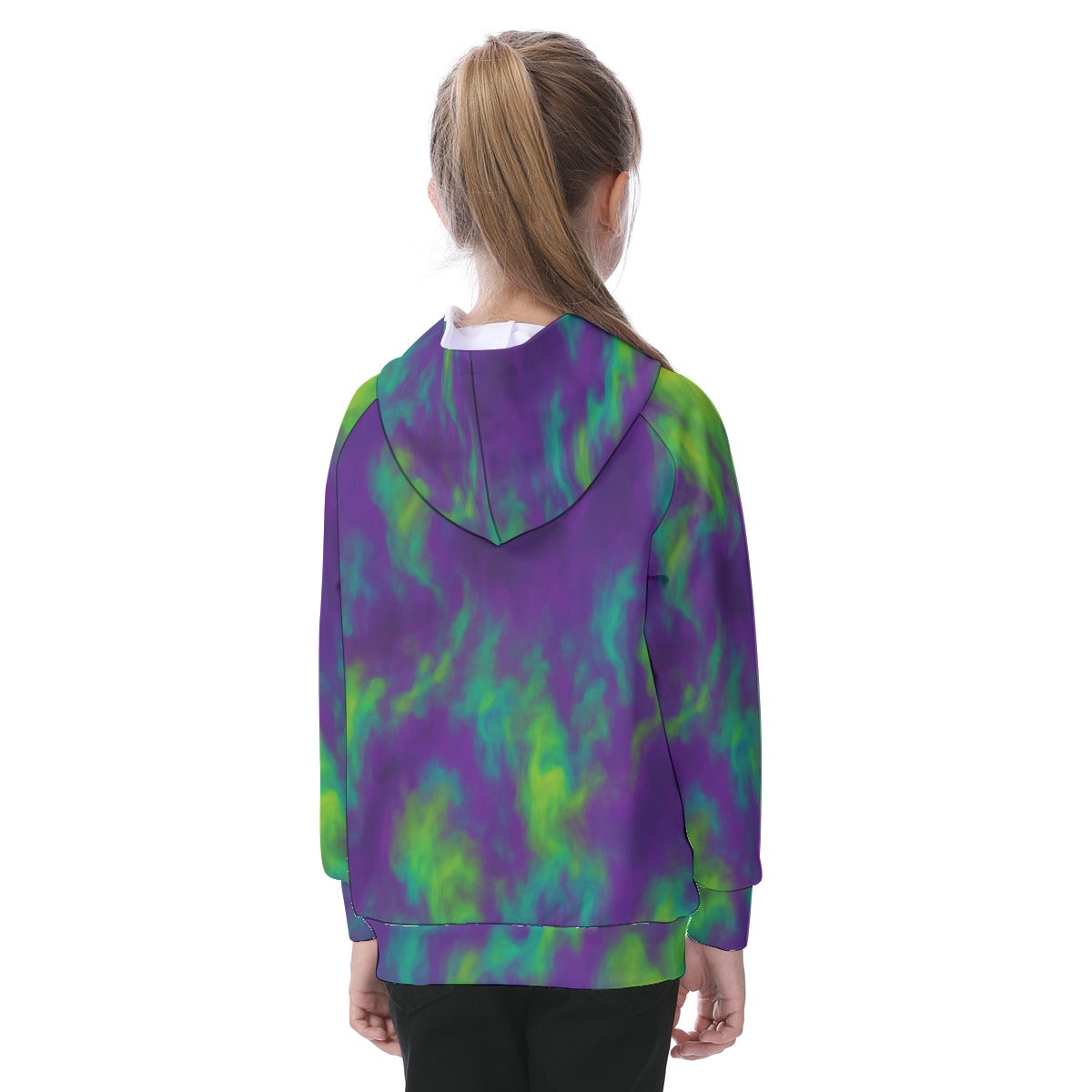 Unisex Kid's Raglan Pullover Hoodie