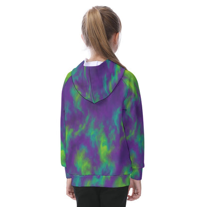 Unisex Kid's Raglan Pullover Hoodie