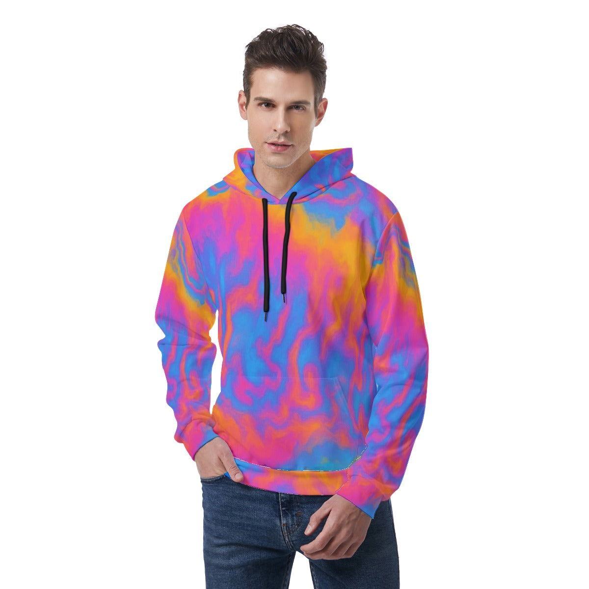 Men's Thicken Pullover Hoodie With Inner Hood