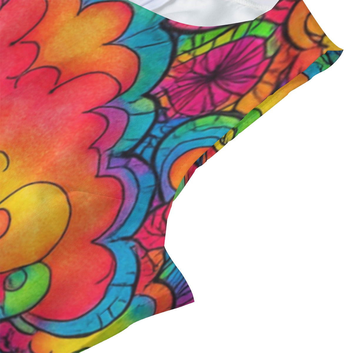 Women's Beach Perspective Chiffon Sleeveless Dress