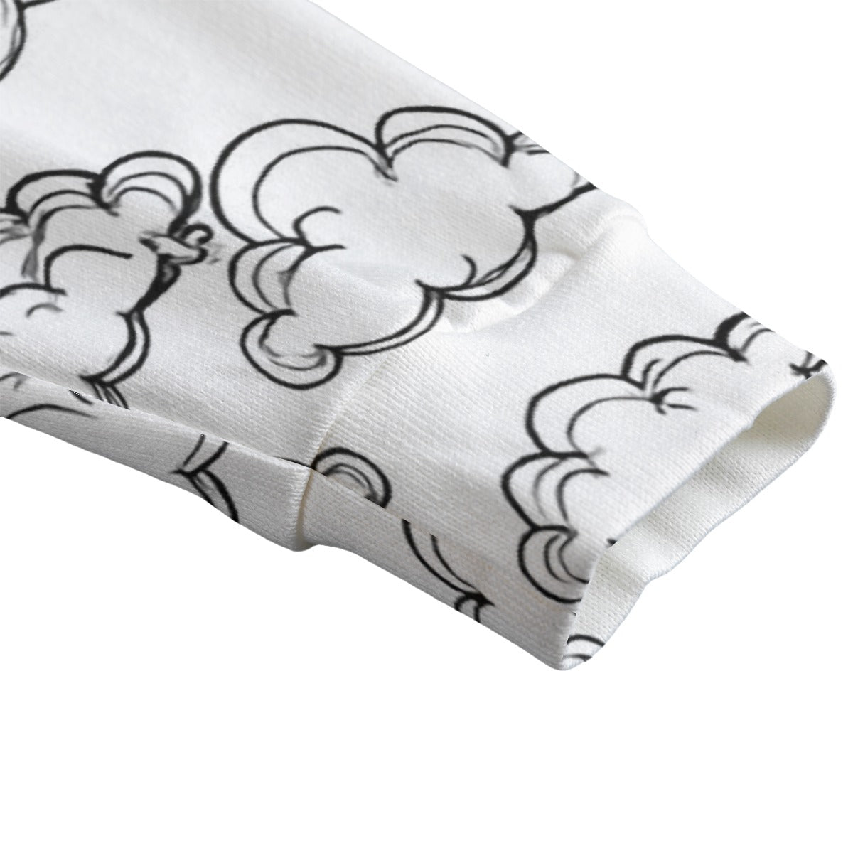 Unisex V-neck Knitted Fleece Cardigan With Button Closure