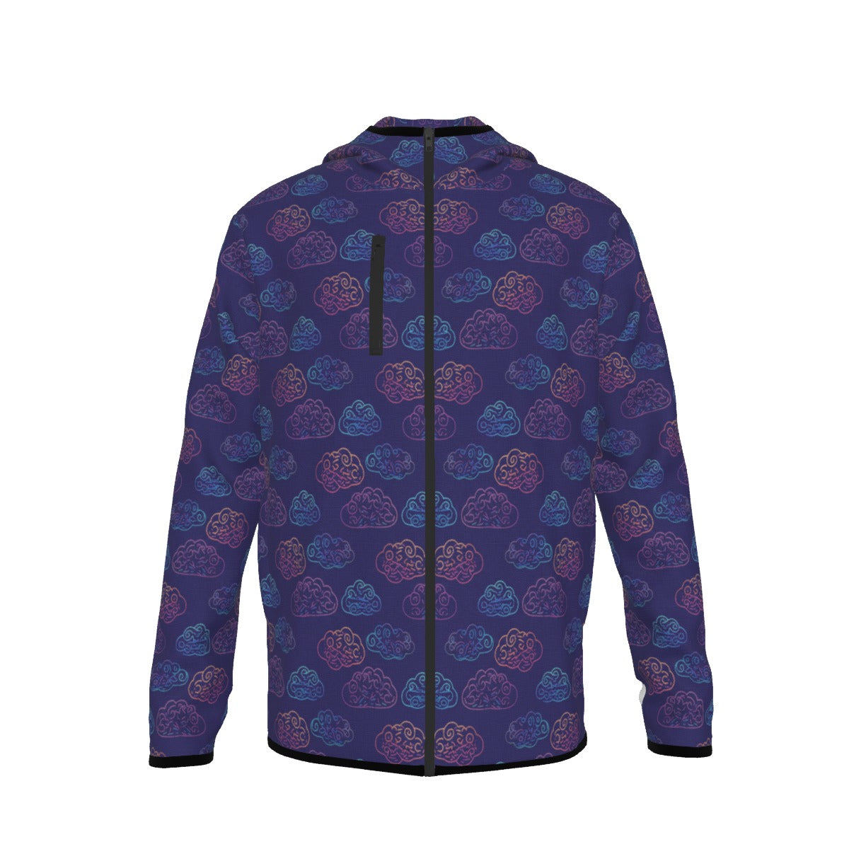 Men's Stylish Hoodie with Thumb Hole Design - view 1