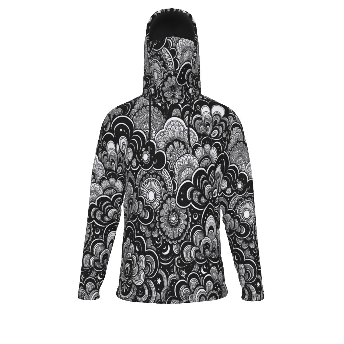 Men's Pullover Hoodie With Mask - view 1
