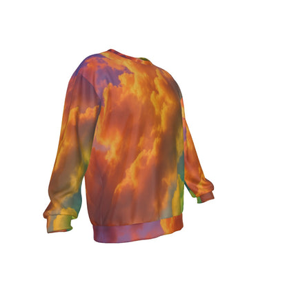 Men's Drop Shoulder Round Neck Long-Sleeved Sweatshirt