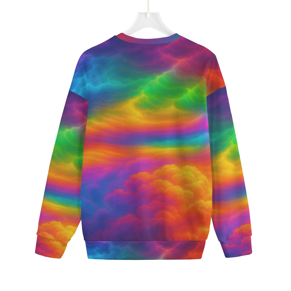 Unisex Drop-shoulder Knitted Fleece Sweater - view 2