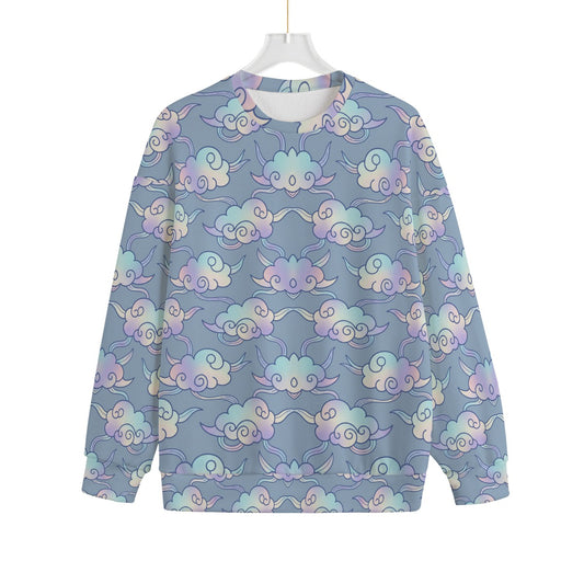 Unisex Drop-shoulder Knitted Fleece Sweater - view 1