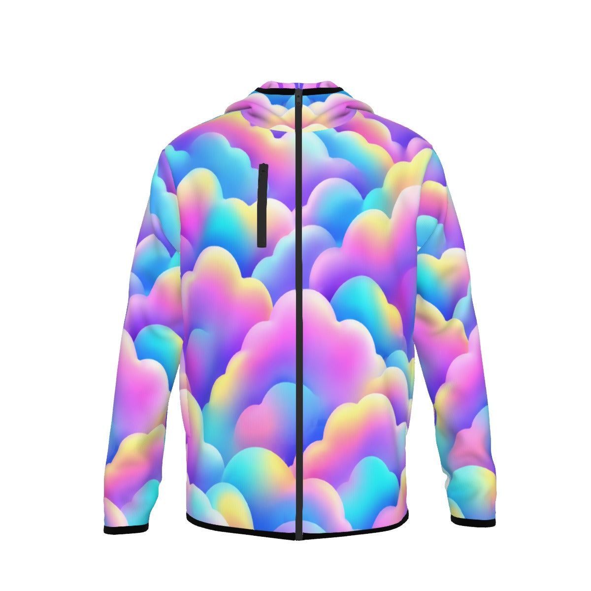 Men's Stylish Hoodie with Thumb Hole Design - view 1
