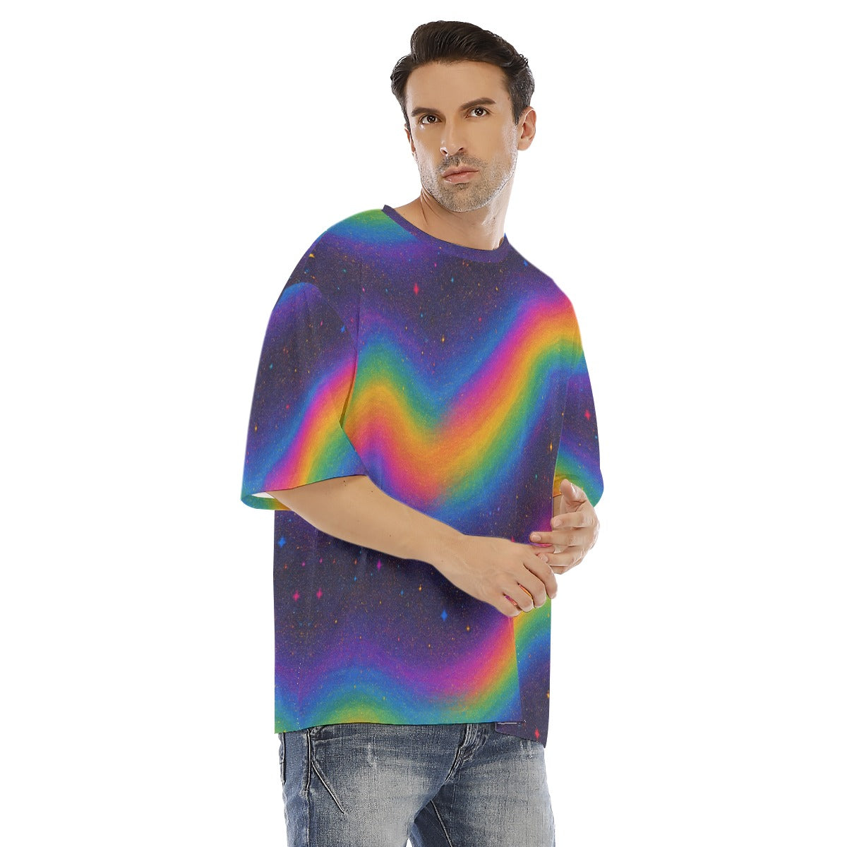 Men's Drop Shoulder T-shirt With Short Sleeve