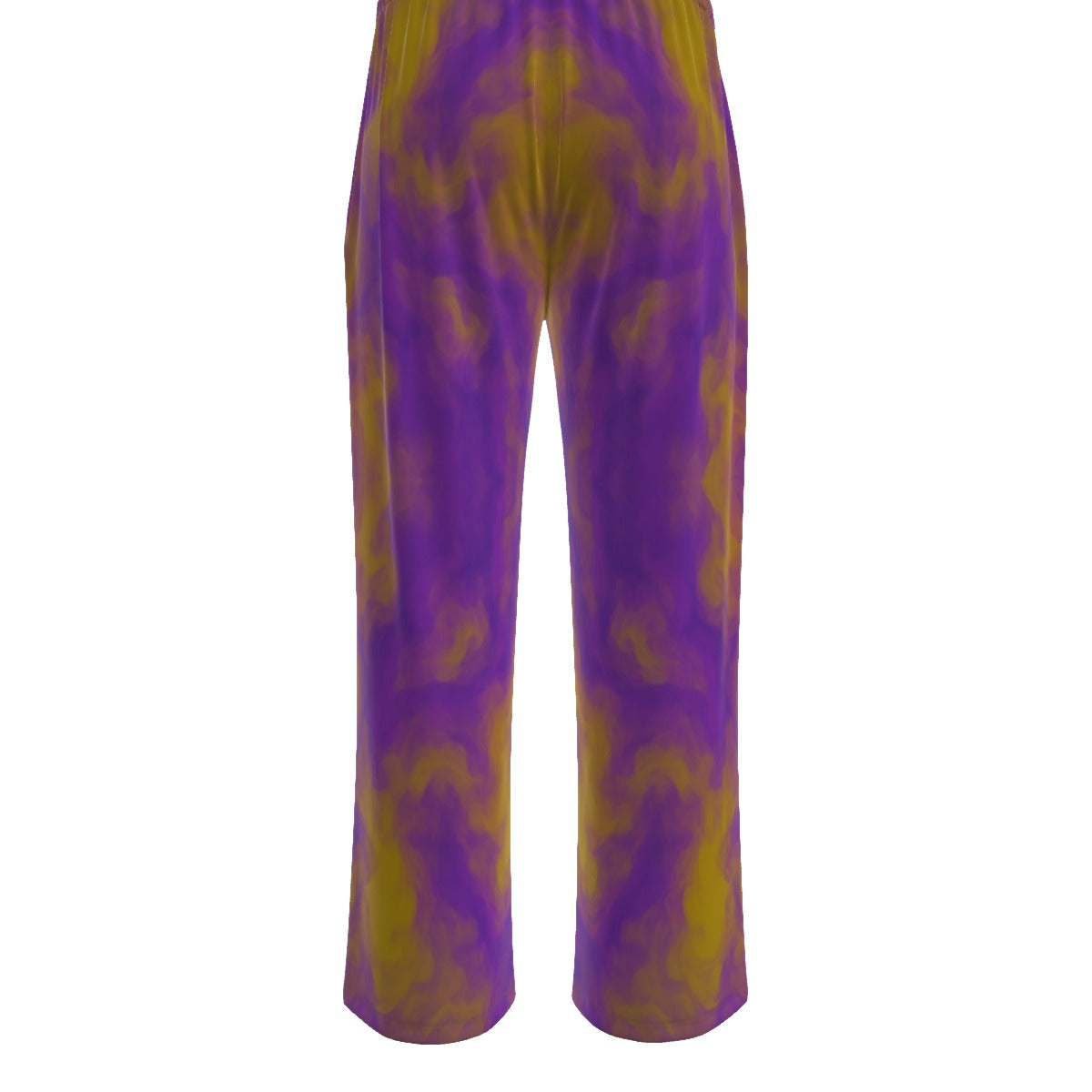 Unisex Knitted Fleece Wide Leg Pants