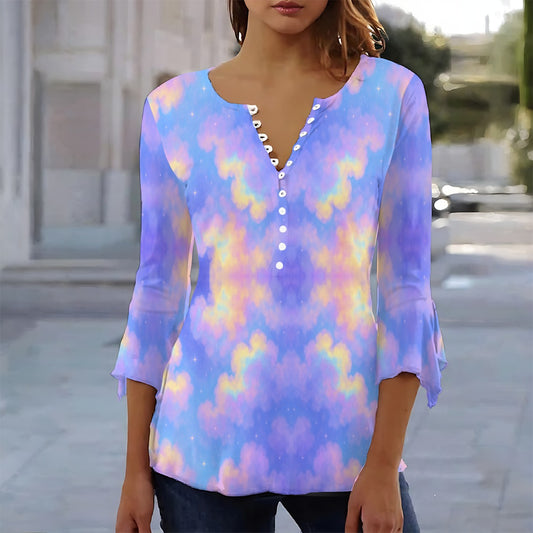 Women's T-shirt With 3/4 Sleeve