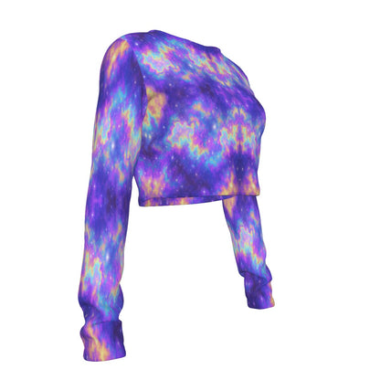 Women's Round Neck Crop Top T-Shirt