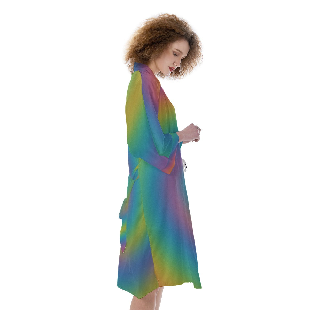 Women's Satin Kimono Robe