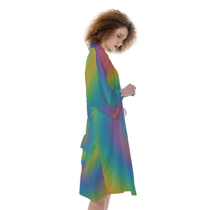 Women's Satin Kimono Robe