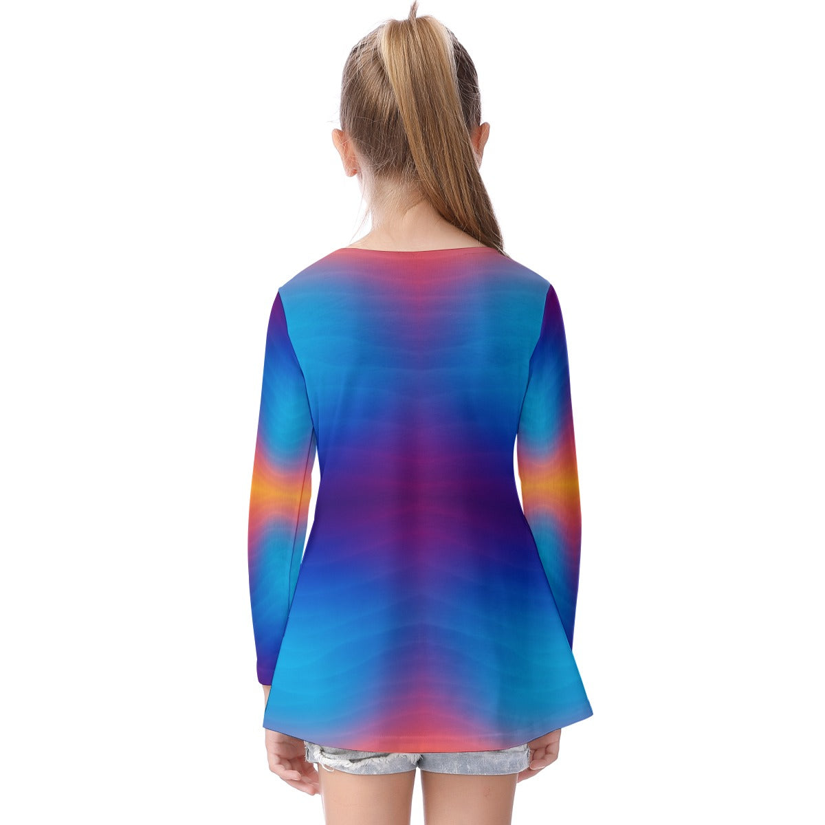 Unisex Kid's Long Sleeve O-neck T-shirt