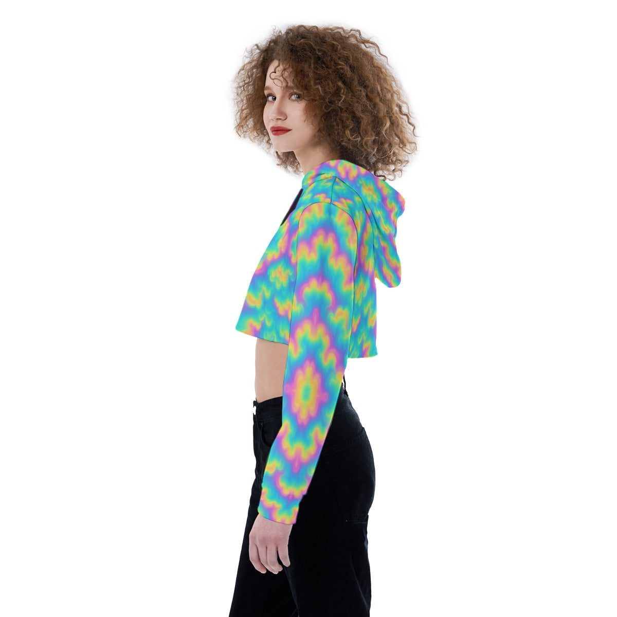 Women's Crop Top Hoodie