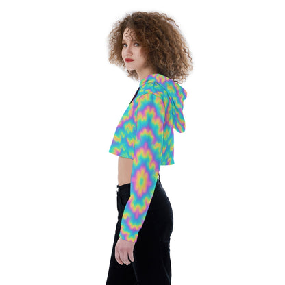 Women's Crop Top Hoodie