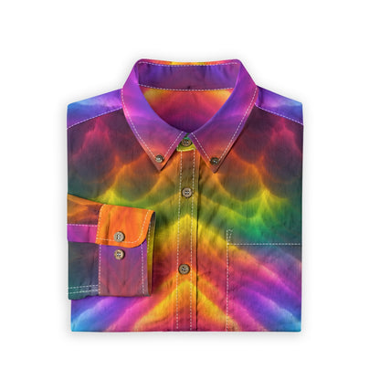 Men's Casual Lapel Long Sleeve Shirt|125GSM Cotton