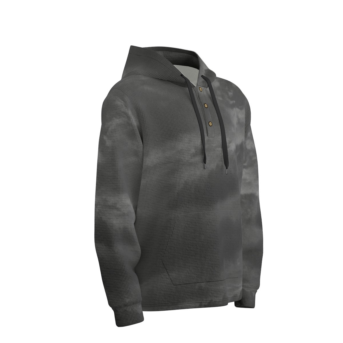 Men's Half Button Hoodie
